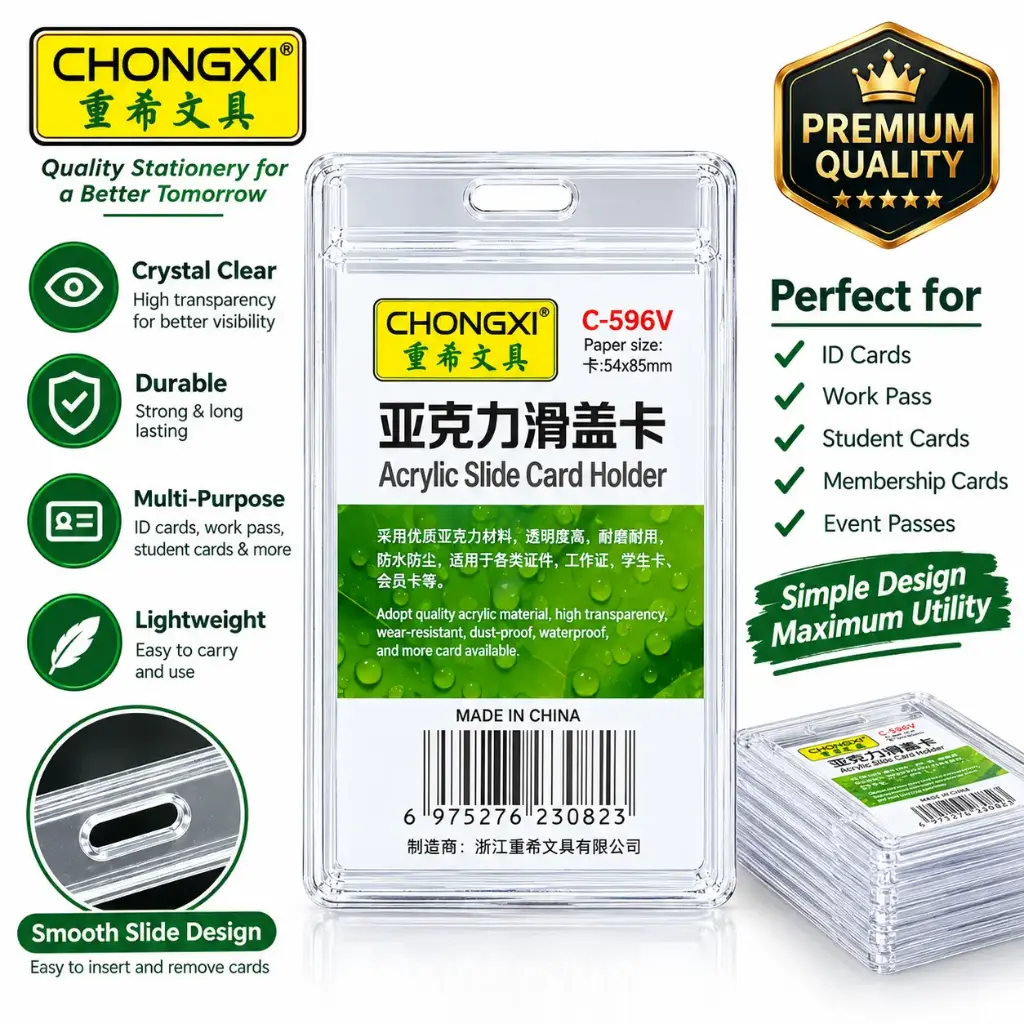 Id Card Holder Sliding