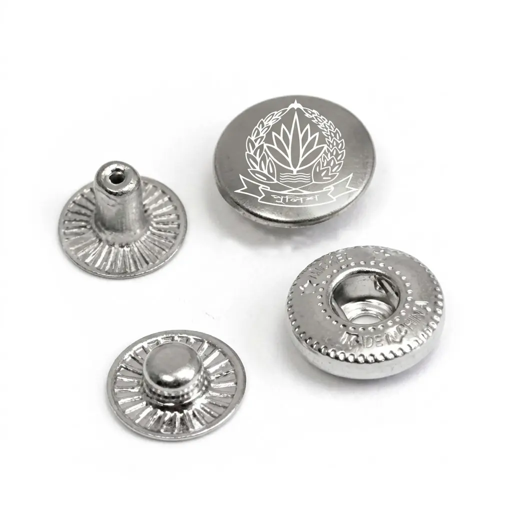 Snap Button for Jacket 4 Part