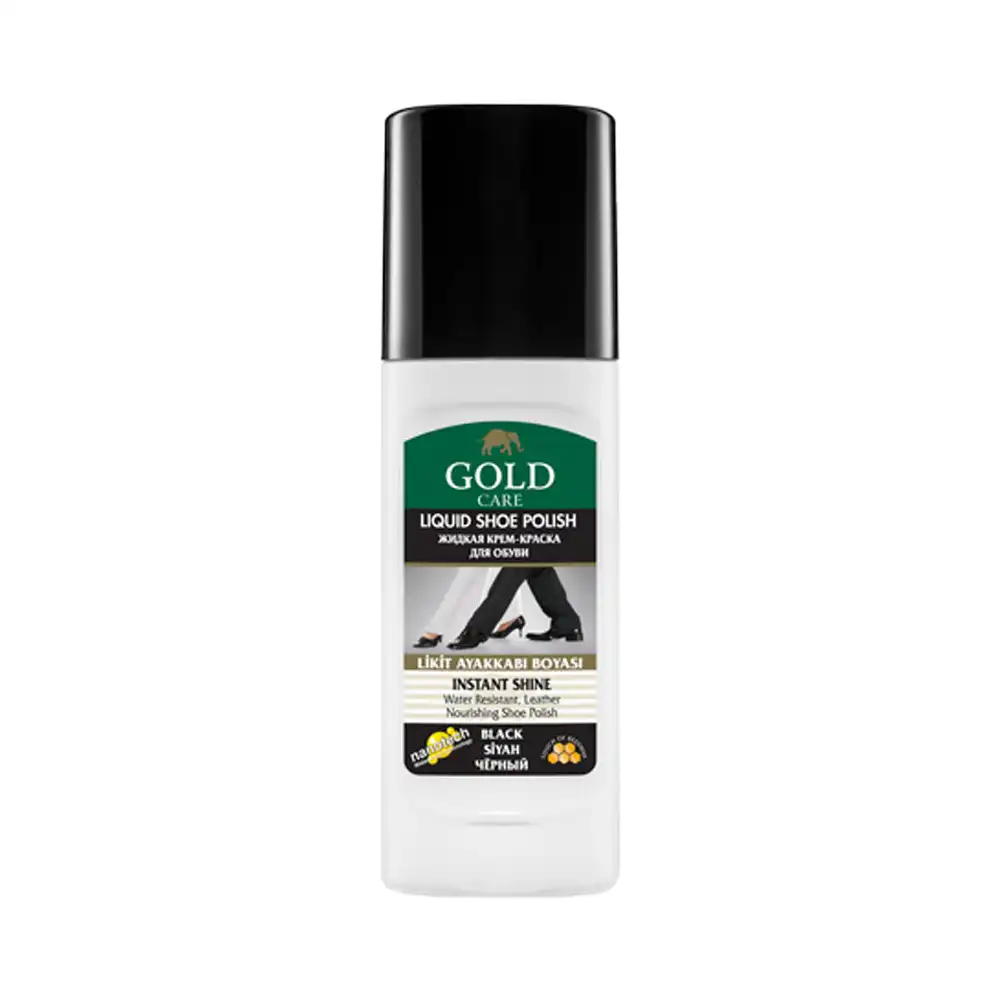 Gold Care Instant Shine Liquid Shoe Polish 75 ML 
