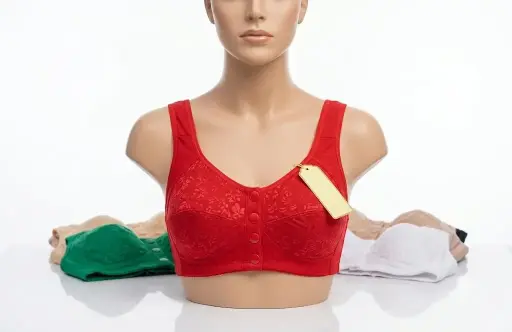 China Button Semij Bra