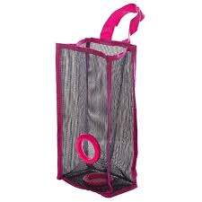 Mesh Hanging Kitchen Garbage Bag Storage 